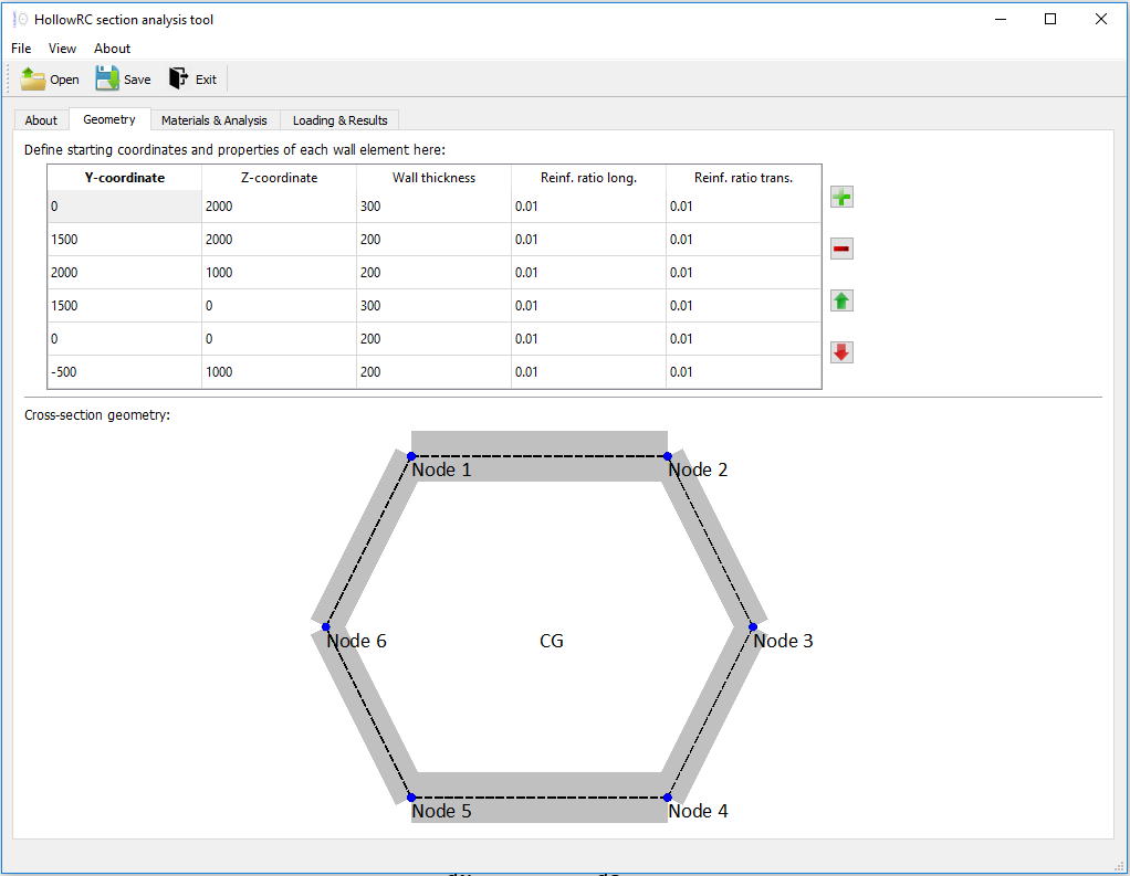 Geometry tab illustration